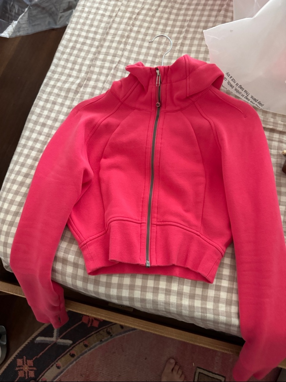 Lululemon Cropped Scuba Zipup